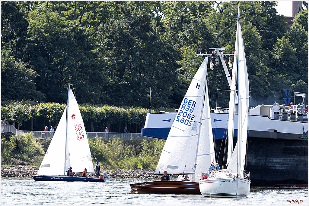 100 Jahre Rheinwoche 2022 - 1. Wettfahrt Porz - Hitdorf, 03.06.2022,